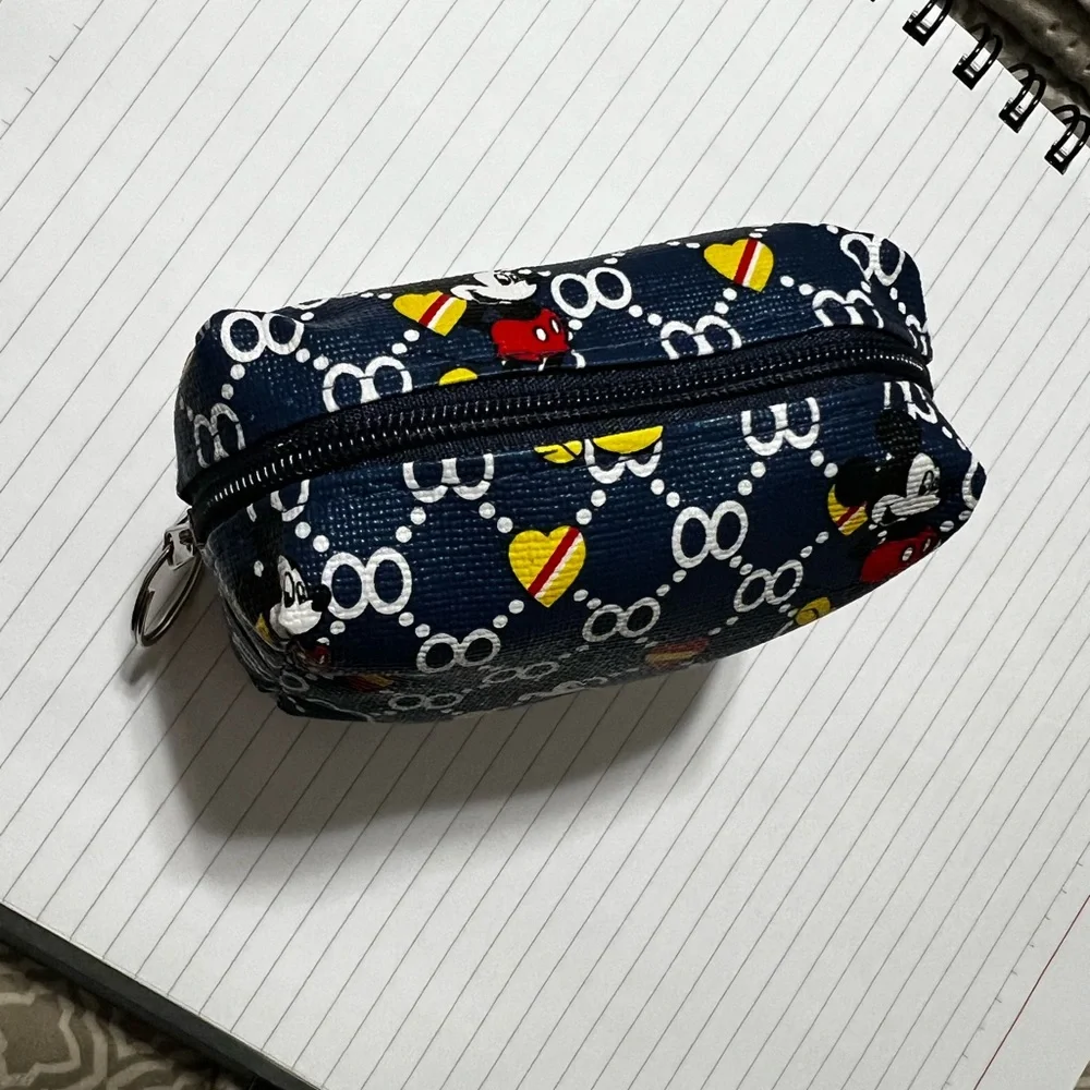 Disney Mickey Mouse Patterned wallet change purse with key ring